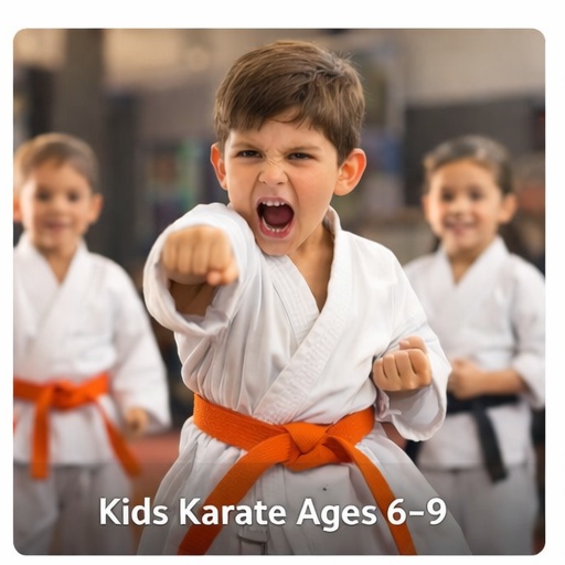 Kids Kihon Wado karate training